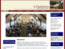 Tablet Screenshot of fairlawncrc.org